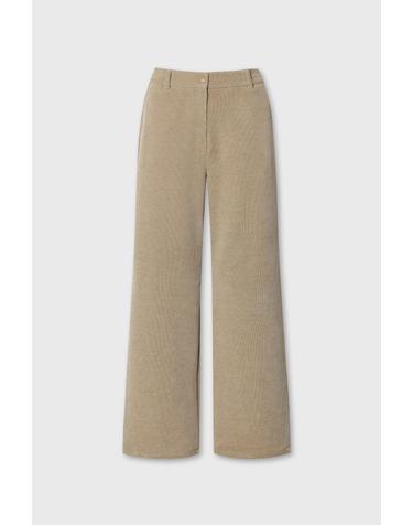 왁 [WAAC] [Exclusive] Women Corduroy Wide pants WWPNW26900BEX
