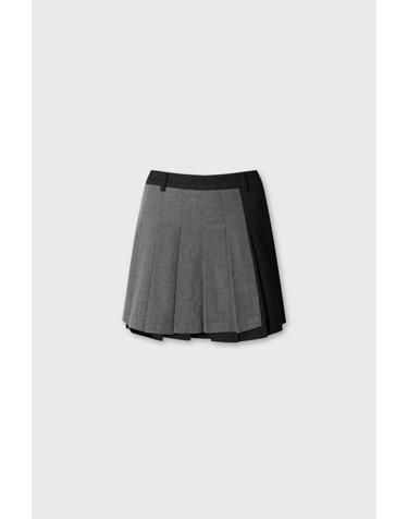 [WAAC] Women Unbalanced pleats TR skort WWKCW26700GYX