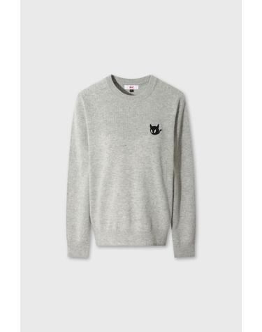 왁 [WAAC] [Exclusive] Women WTO Cashmere Wholegarment Sweater WWWAW26930GYL