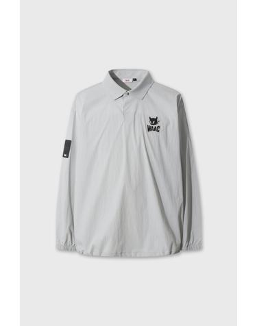 [WAAC] [Exclusive] PLAYERS EDITION Men Woven Polo Pullover WMTBW26900GYL