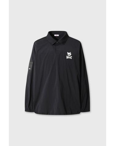 [WAAC] [Exclusive] PLAYERS EDITION Men Woven Polo Pullover WMTBW26900BKX