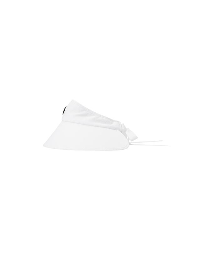 왁 [WAAC] Women Ribbon Wide Visor WGRCX26112WHX 착용컷