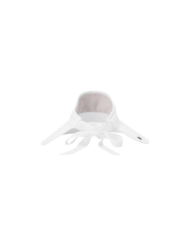 왁 [WAAC] Women Ribbon Wide Visor WGRCX26112WHX 착용컷