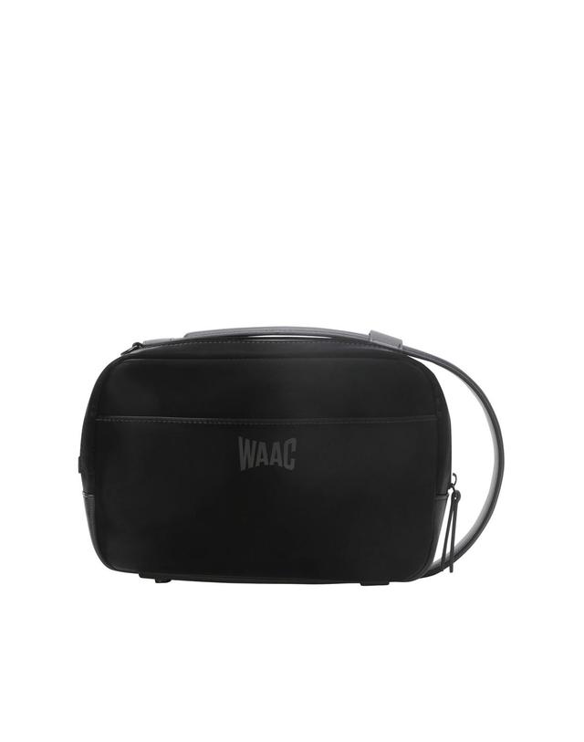 왁 [WAAC] WAAC Logo Pouch WGBAX26143BKX 착용컷