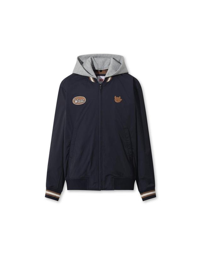 왁 [WAAC] Varsity Jacket WMUAS26105NYD 착용컷
