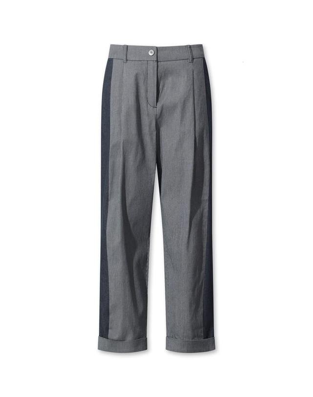 왁 [WAAC] Mixed tapered pants WWPNS26106NYD 착용컷