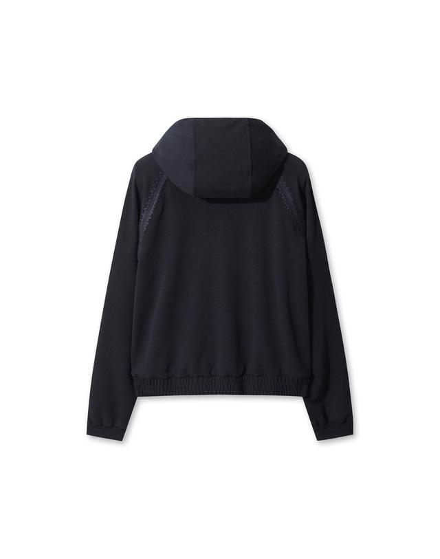 왁 [WAAC] Women Jersey Hooded Jacket WWTBS26121NYD 착용컷