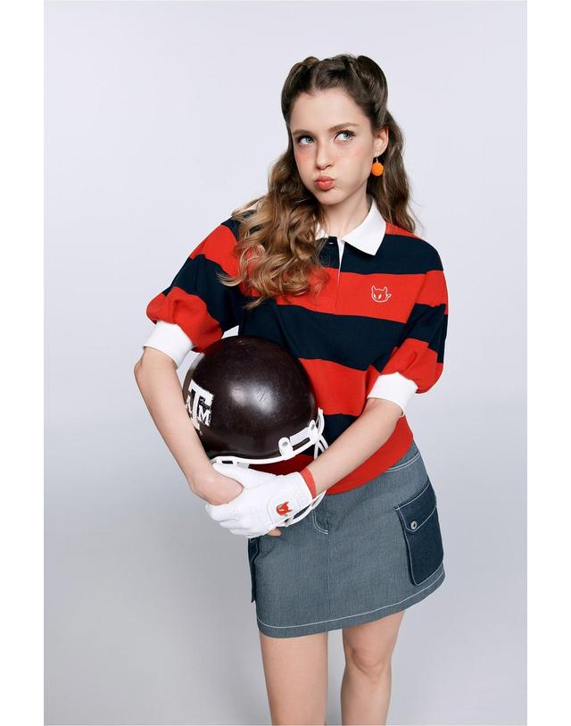 왁 [WAAC] Women Cargo skort WWKCS26104NYD 착용컷