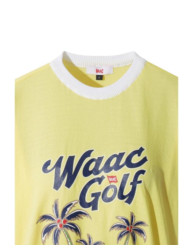 왁 [WAAC] [Exclusive] Women Palm Tree Crewneck Sweater WWWAM26902YEX 착용컷