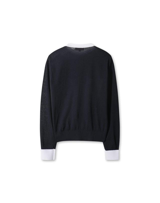 왁 [WAAC] [Exclusive] Women Palm Tree Crewneck Sweater WWWAM26902NYX 착용컷