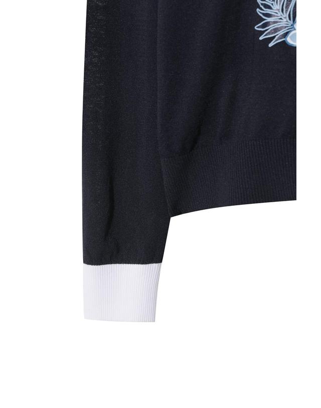 왁 [WAAC] [Exclusive] Women Palm Tree Crewneck Sweater WWWAM26902NYX 착용컷