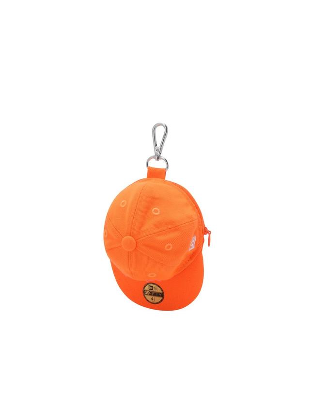 왁 [WAAC] NEW ERA WAACKY NEON BALL POUCH WGGJX26158ORX 착용컷