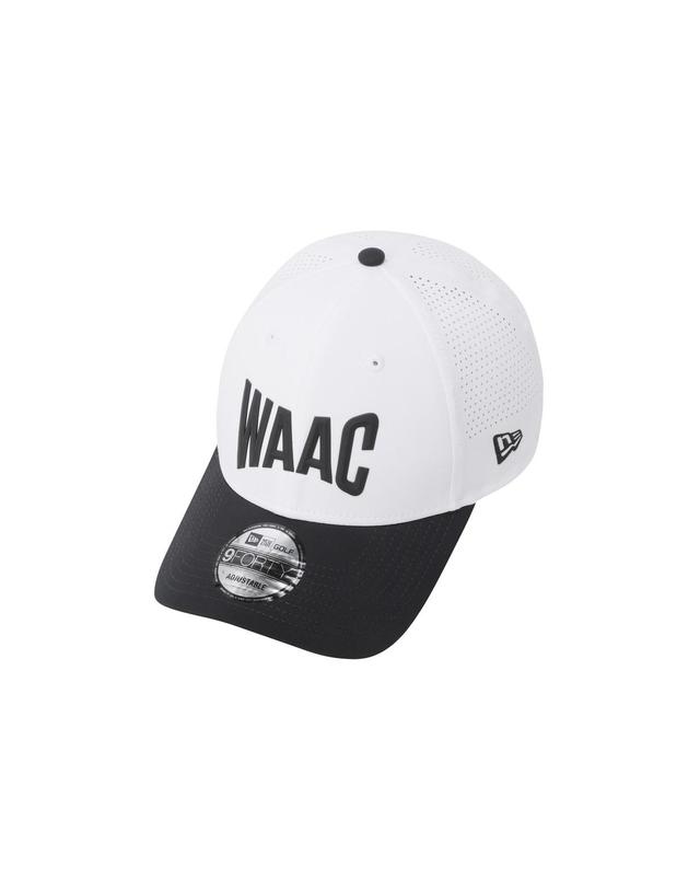 왁 [WAAC] NEW ERA 940 PERFORMANCE LOGO CAP WGRCX26181BKM 착용컷