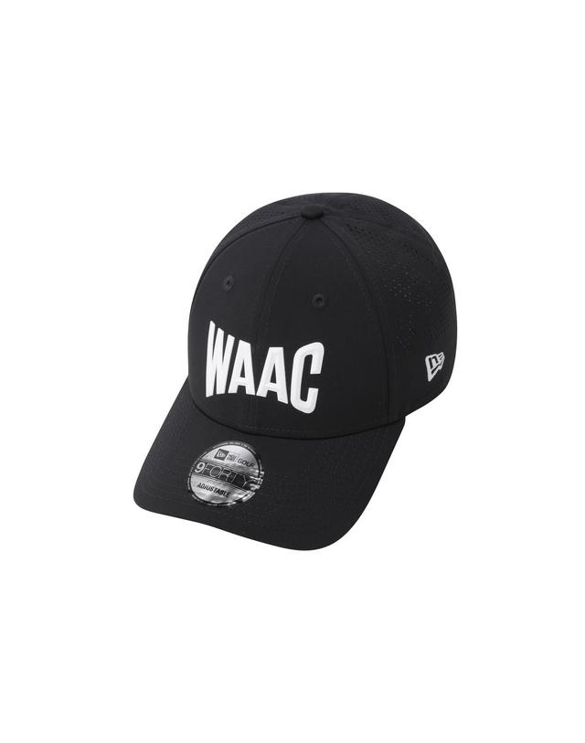 왁 [WAAC] NEW ERA 940 PERFORMANCE LOGO CAP WGRCX26181BKX 착용컷