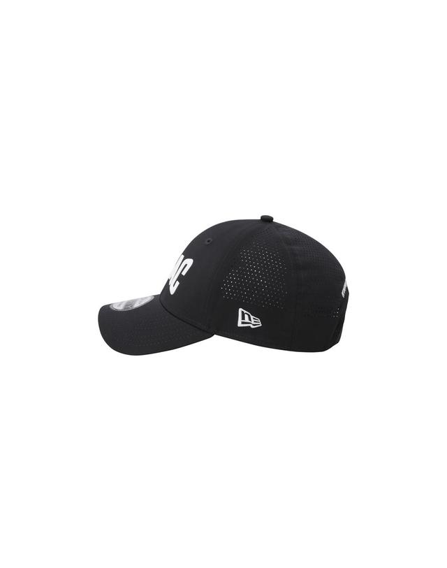 왁 [WAAC] NEW ERA 940 PERFORMANCE LOGO CAP WGRCX26181BKX 착용컷