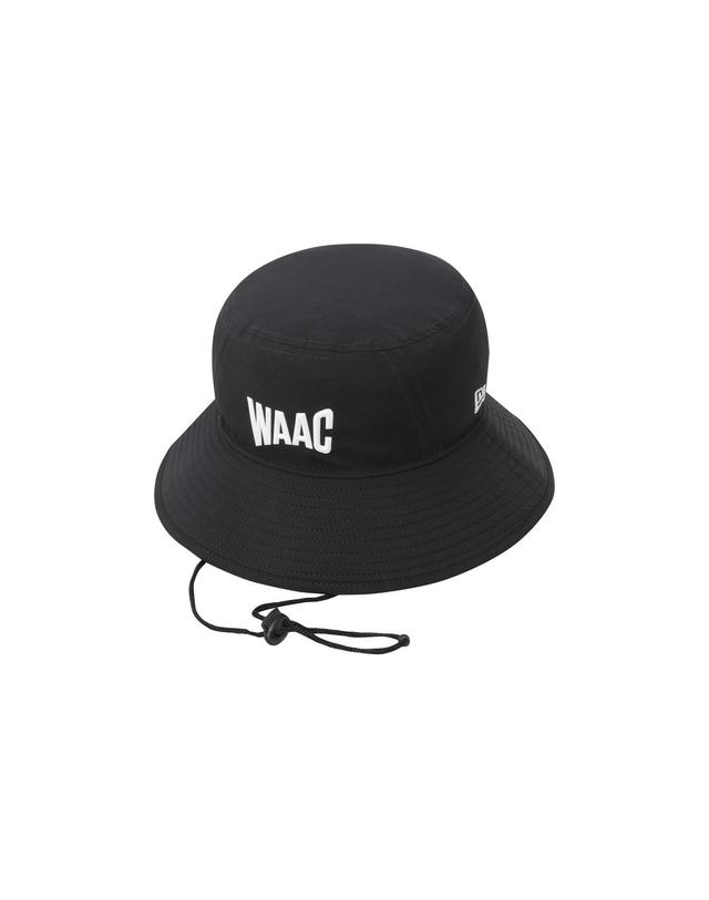 왁 [WAAC] NEW ERA LOGO UNST BUCKET HAT WGRCX26183BKX 착용컷