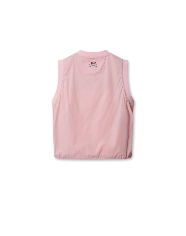왁 [WAAC] JONES Women’s V-Neck Vest WWVAM26270PIX 착용컷