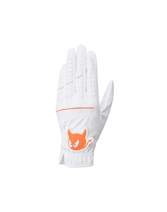 왁 [WAAC] Women Synthetic Leather WAACKY Golf Gloves (3PACK) WGHCX26210ORX 착용컷