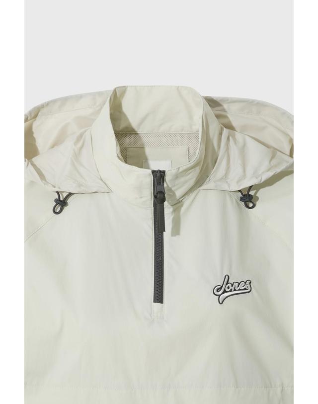 왁 [WAAC] [WAAC X JONES] JONES Women’s Contast Hooded Anorak WWUAM26270BEL 착용컷