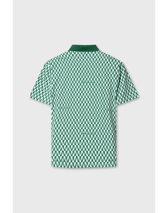 왁 [WAAC] [Exclusive] PLAYERS EDITION Arrow Print Polo WMTCM26903GRX 착용컷