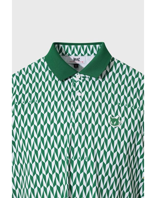 왁 [WAAC] [Exclusive] PLAYERS EDITION Arrow Print Polo WMTCM26903GRX 착용컷