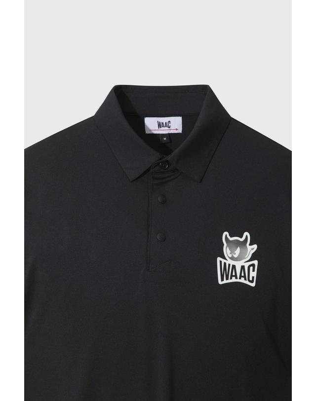 왁 [WAAC] [Exclusive] PLAYERS EDITION Emblem Polo WMTCM26902BKX 착용컷