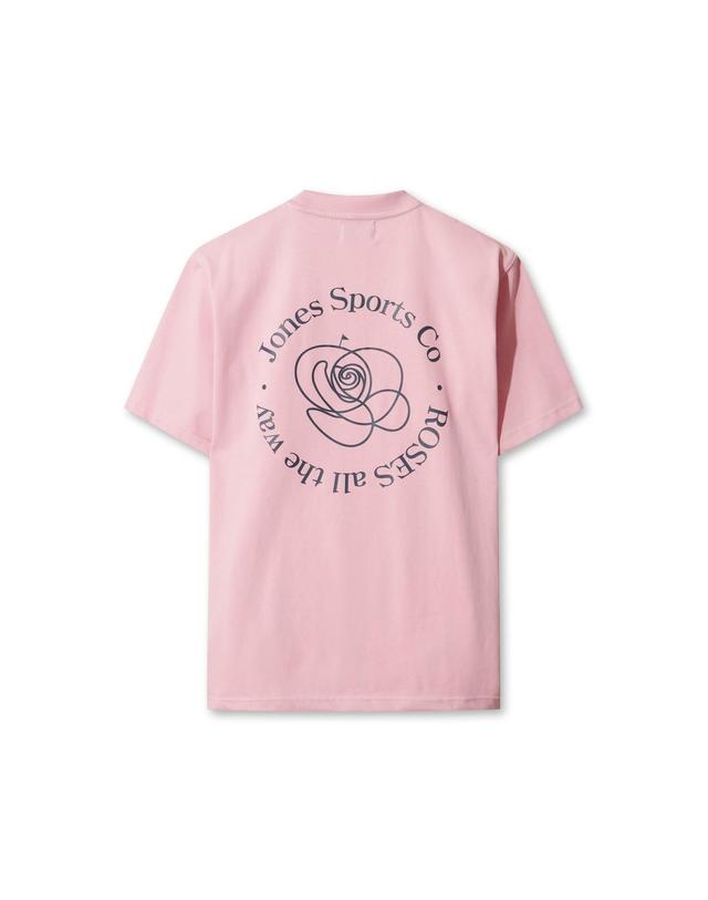 왁 [WAAC] JONES Mens ROSES Crewneck T-shirt WMTCM26272PIL 착용컷