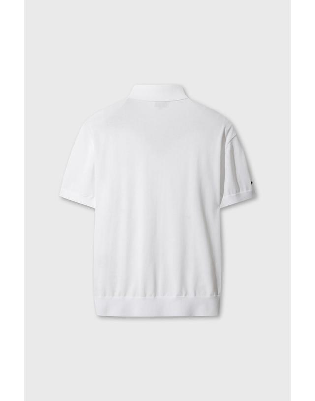 왁 [WAAC] [Exclusive] Men WAACKY Essential Knit Polo WMWAM26901IVX 착용컷