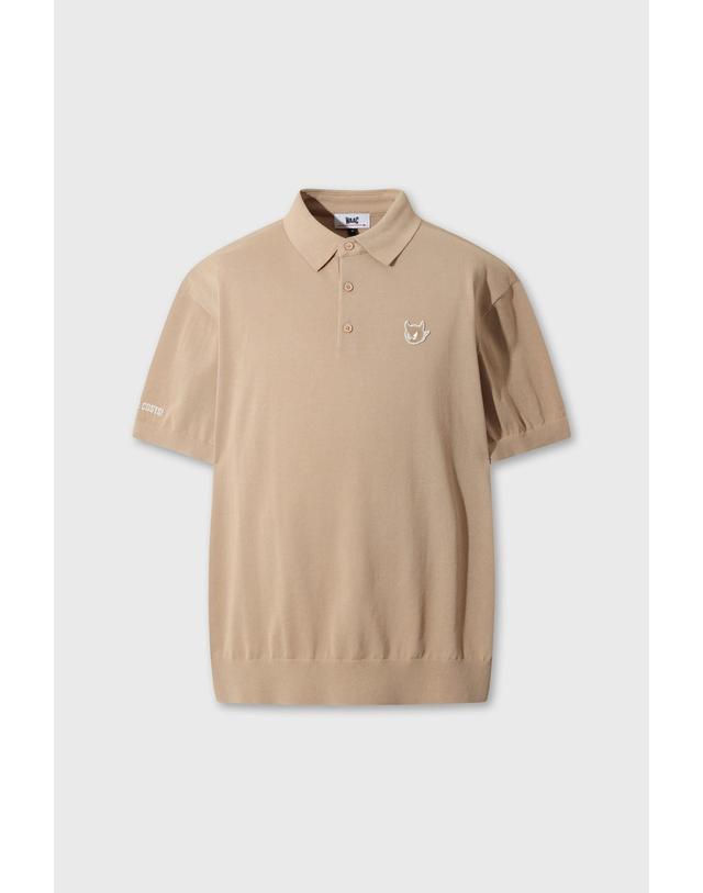 왁 [WAAC] [Exclusive] Men WAACKY Essential Knit Polo WMWAM26901BEX 착용컷