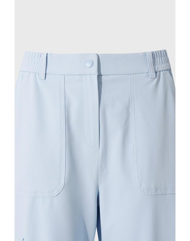 왁 [WAAC] Women Stripe wide pants WWPNM26207BUL 착용컷