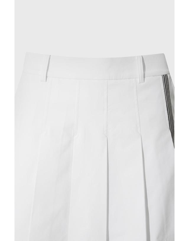 왁 [WAAC] Women Essentail pleats skort WWKCM26200WHX 착용컷