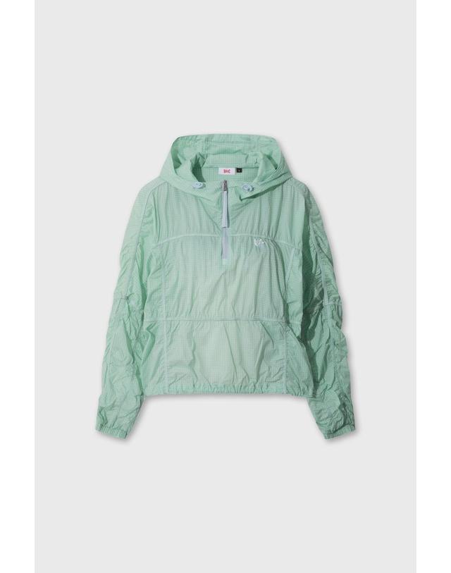 왁 [WAAC] Women Shirring hoodie Anorak WWUAM26400MIX 착용컷