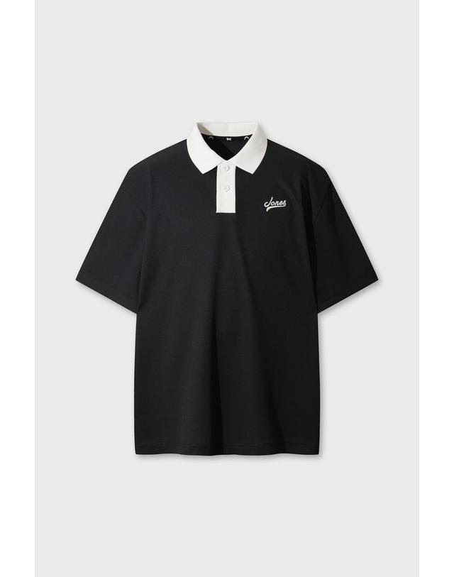 왁 [WAAC X JONES] Mens Loose fit Polo WMTCM26271BKX 착용컷