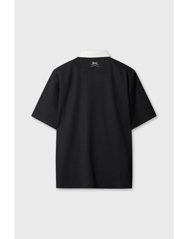 왁 [WAAC X JONES] Mens Loose fit Polo WMTCM26271BKX 착용컷