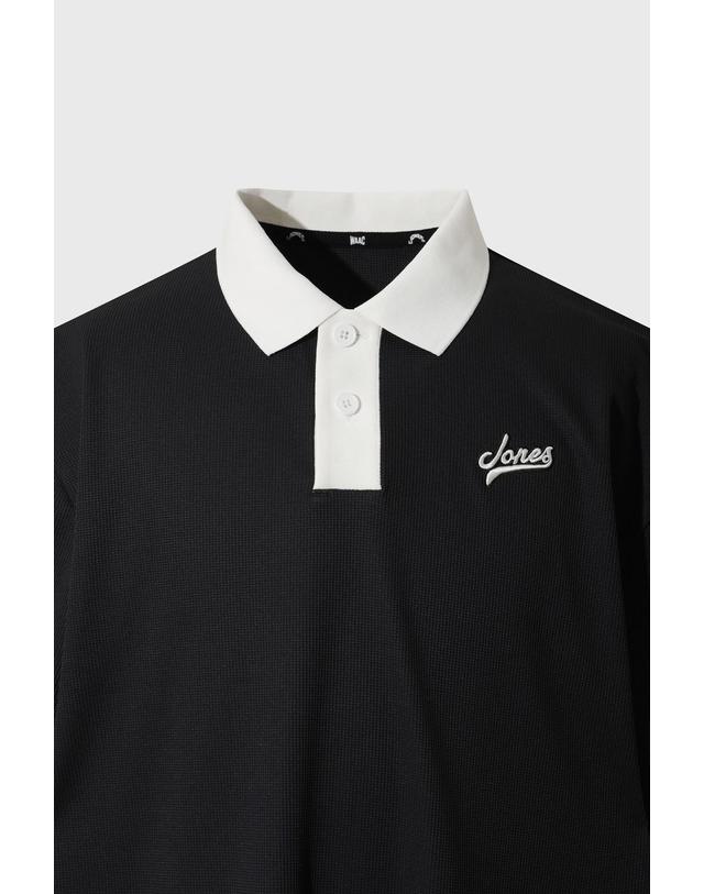 왁 [WAAC X JONES] Mens Loose fit Polo WMTCM26271BKX 착용컷