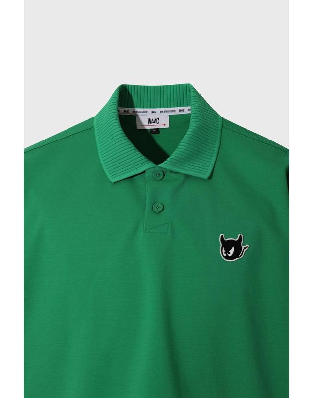 왁 [WAAC] [Exclusive] Men WAACKY Loose Fit Polo Sweatshirt WMTCM26910YGX 착용컷