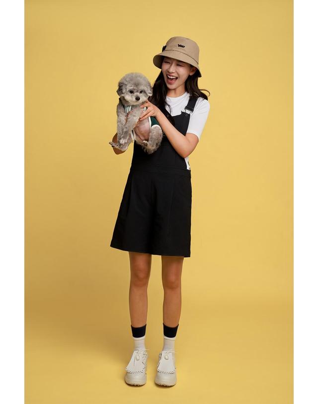 왁 [WAAC X JONES] Women’s Seersucker Overall WWUAM26470NYD 착용컷