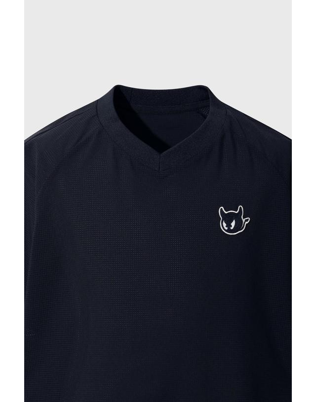 왁 [WAAC] UNI WAACKY Air Dot Woven Pullover WMTCM26310NYD 착용컷