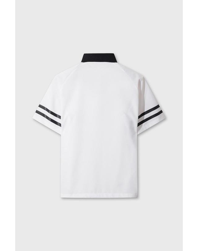 왁 [WAAC] WAACKY Loose fit Air Dot Polo WMTCM26312WHX 착용컷