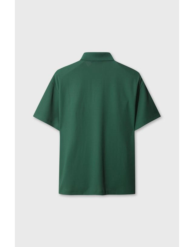 왁 [WAAC] Men Signature Loose-fit Cooling Polo WMTCM26908GRD 착용컷