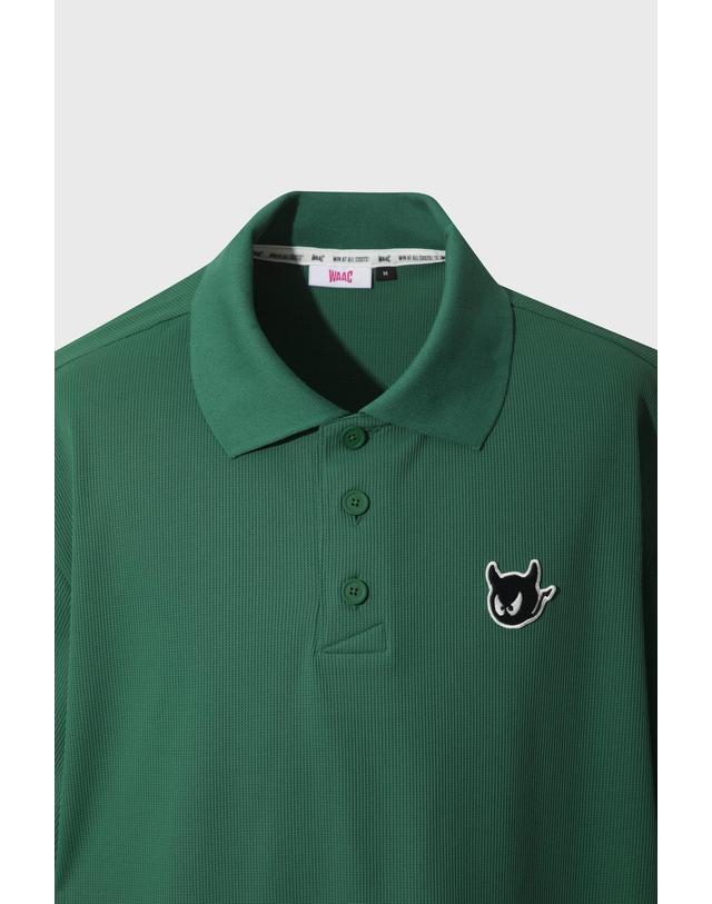 왁 [WAAC] Men Signature Loose-fit Cooling Polo WMTCM26908GRD 착용컷