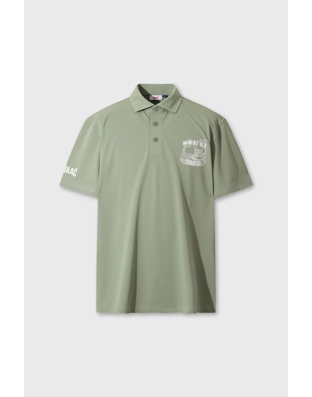 왁 [WAAC] Athletic Palm Tree WAACKY Polo WTTCM26409KHX 착용컷