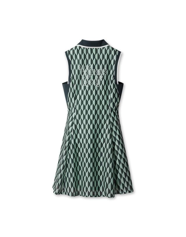 왁 [WAAC] Athletic Optic Block Sleeveless Dress WLTCM26411MIX 착용컷