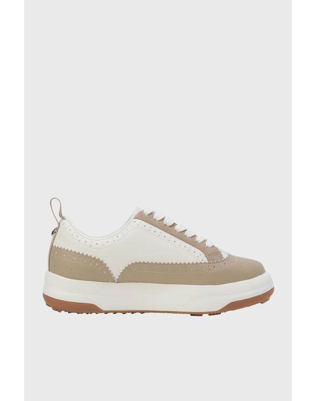 왁 [WAAC] Women MILKYFOAM Spikeless Classic Shoes WI4GX26210IVX 착용컷