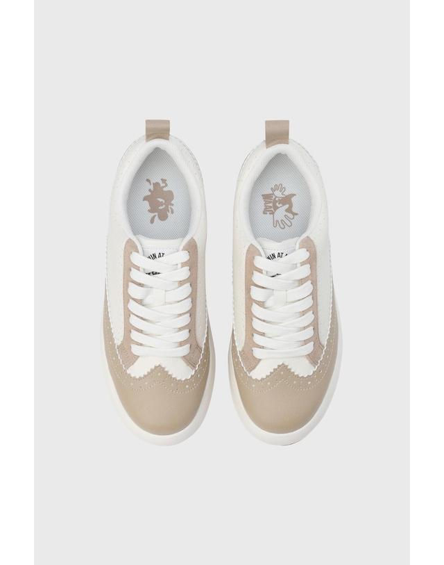 왁 [WAAC] Women MILKYFOAM Spikeless Classic Shoes WI4GX26210IVX 착용컷