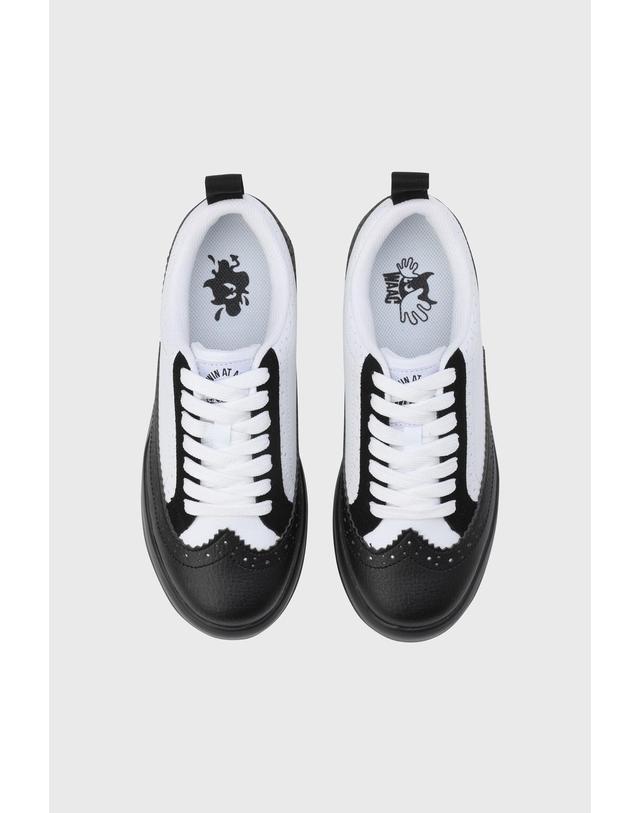 왁 [WAAC] Women MILKYFOAM Spikeless Classic Shoes WI4GX26210BKX 착용컷