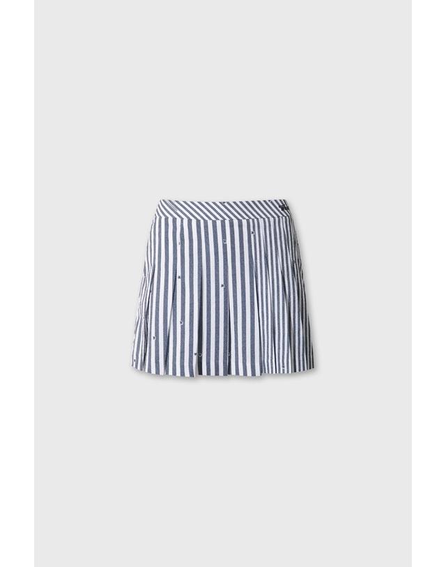 왁 [WAAC] Women Seersucker Skort WWKCM26520NYD 착용컷