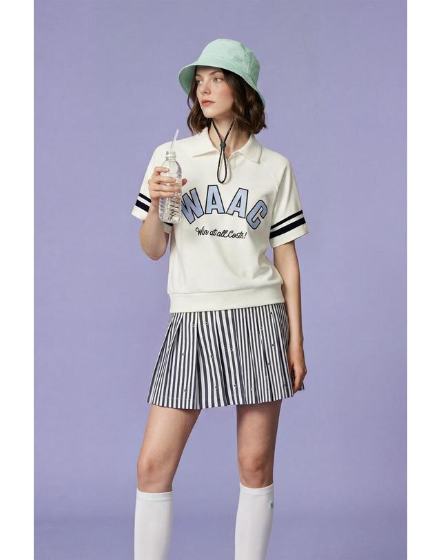 왁 [WAAC] Women Seersucker Skort WWKCM26520NYD 착용컷
