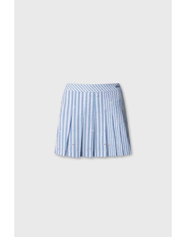 왁 [WAAC] Women Seersucker Skort WWKCM26520BUL 착용컷