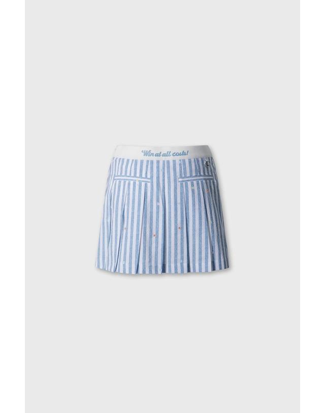 왁 [WAAC] Women Seersucker Skort WWKCM26520BUL 착용컷
